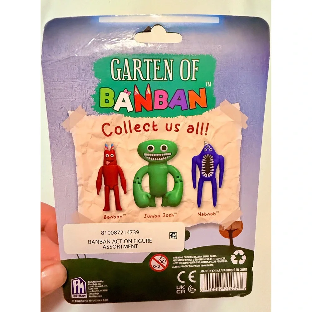 PhatMojo Garten of Banban Action‎ Figures Banban+Nabnab Kids Set Red Purple New